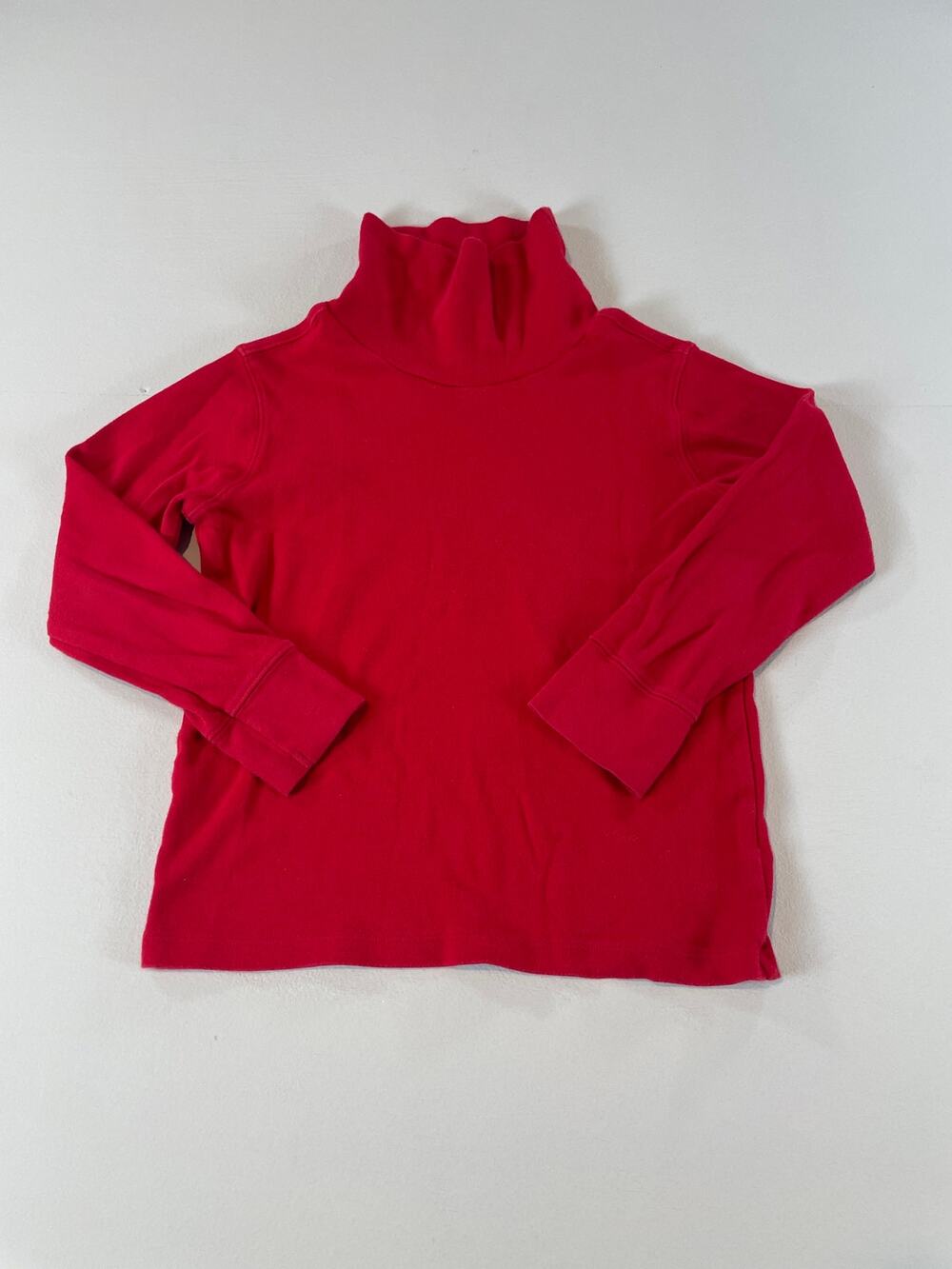 OshKosh B'gosh Youth Turtleneck Top Size 7 Red Cotton